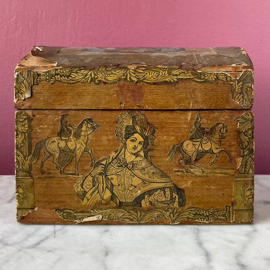 Victorian Miniature Decoupage Box