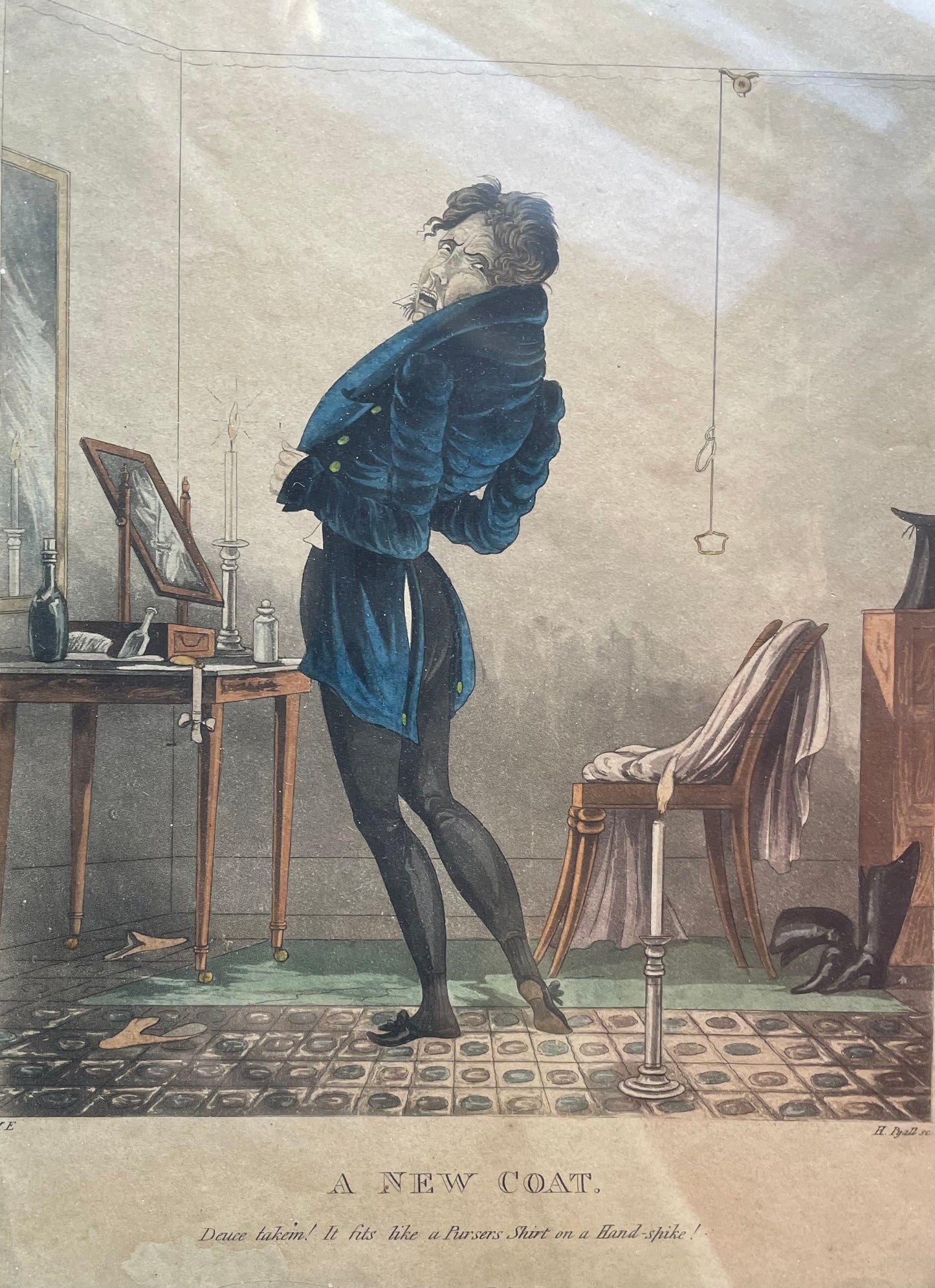 Dandy Caricature | A New Coat | 1826