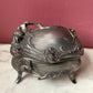 Antique Art Nouveau Jewelry Casket with Poppies