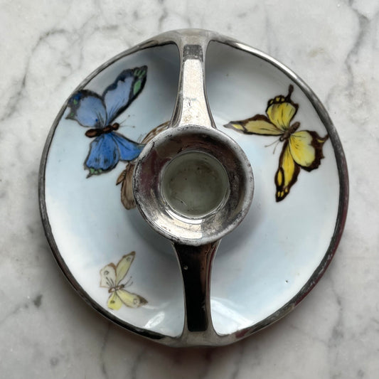 Vintage Butterfly Candleholder