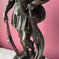 Victorian Cast Metal Warrior Figure