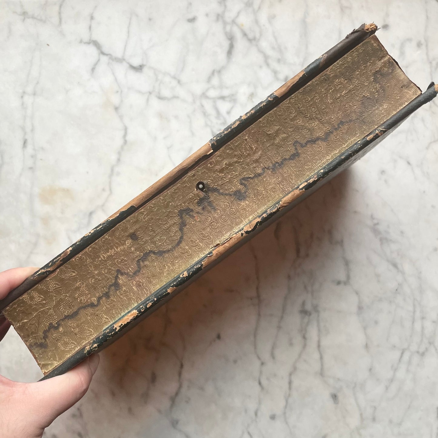 Victorian Trompe l’œil Book Shaped Box