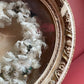 Victorian Feather Work Wreath in Original Shadow Box