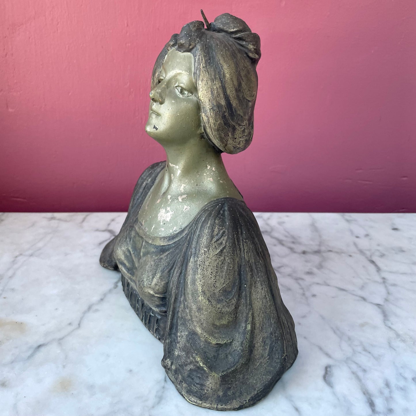 Antique Art Nouveau Bust
