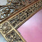 Victorian Ornate Brass Vanity Mirror