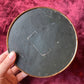 Antique Reverse Painted Glass Cachou Box