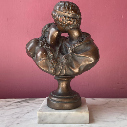 Le Baiser Donné Vintage Bust | Jean-Antoine Houdon | Austin Productions