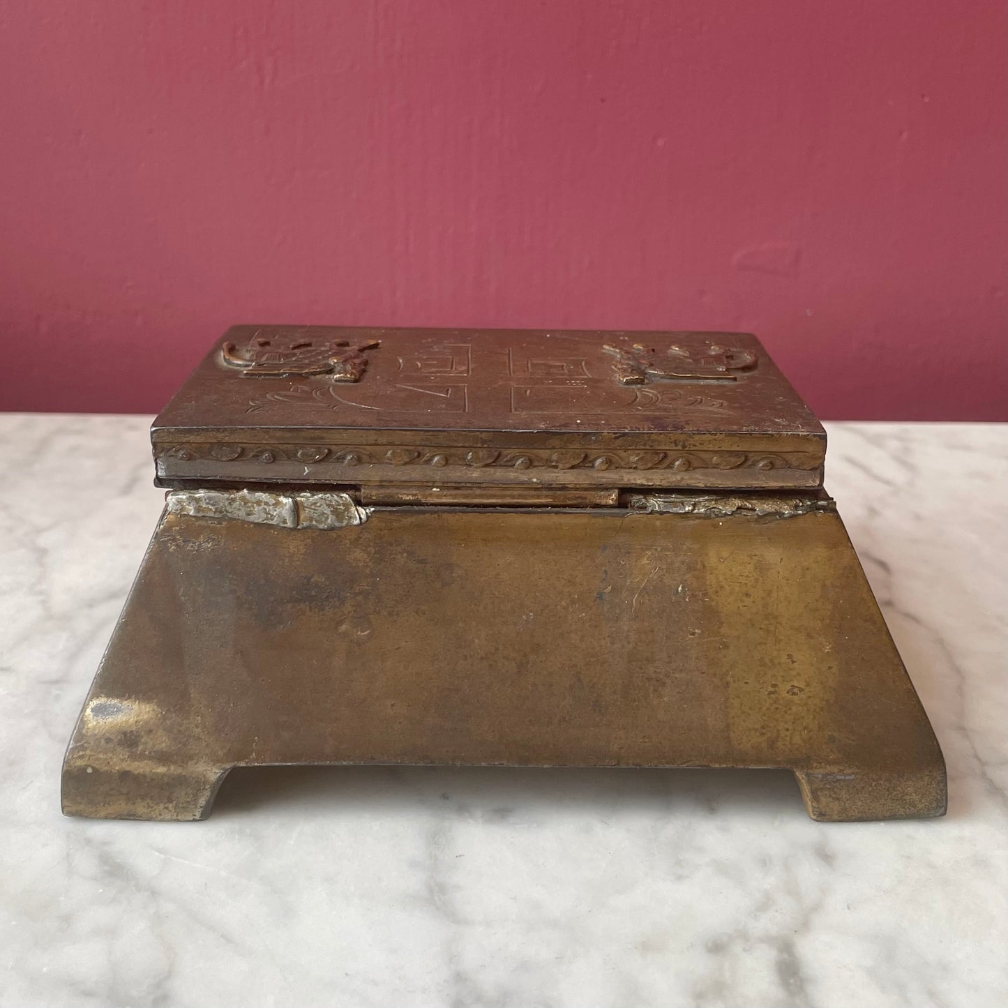 Antique Egyptian Revival Box | Benedict Co. 1910s-20s