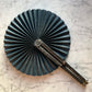 Victorian Blue Cockade Fan