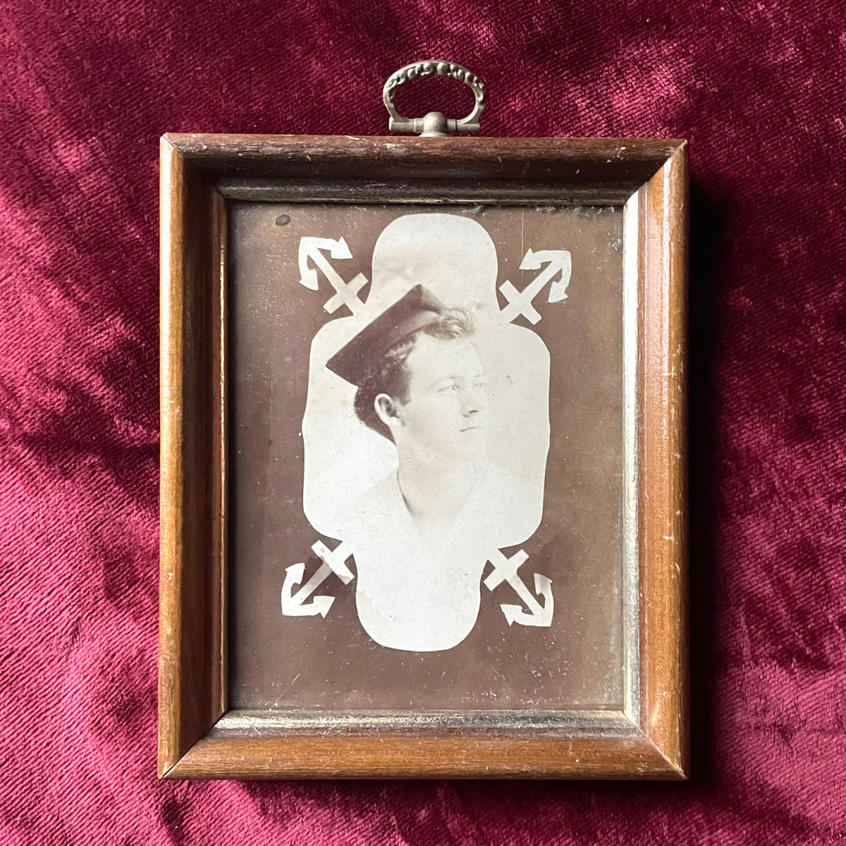 Antique Sailor Cabinet Card Photo