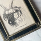 Antique Four Horned Ram | Miniature Framed Print