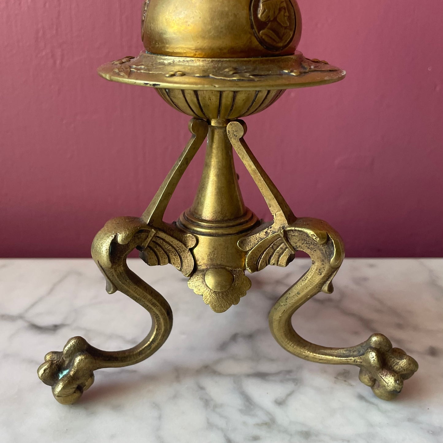 Victorian Claw Foot Candelabra