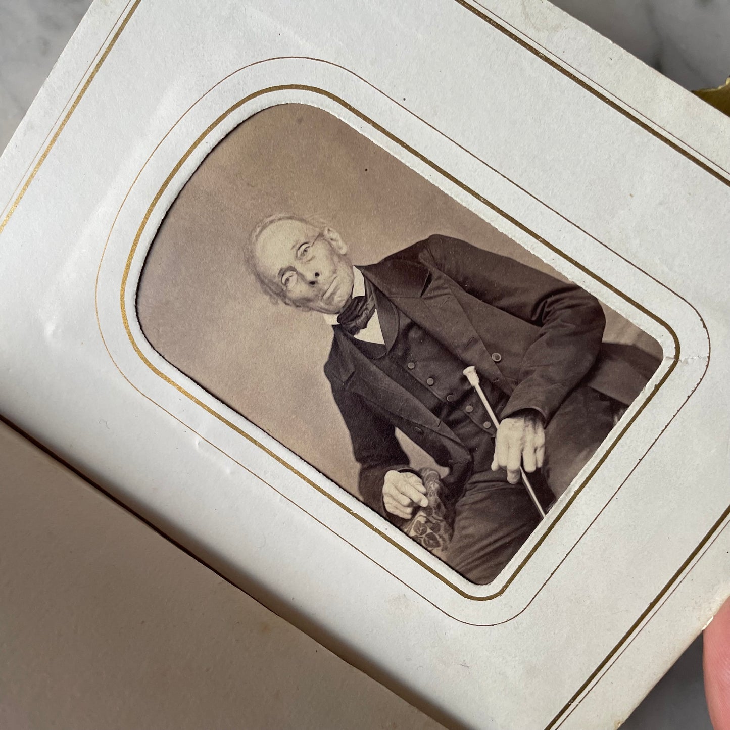 Victorian Leather Carte de Visite Album