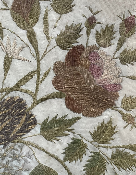 Early Victorian Floral Embroidery