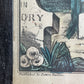 Victorian Memorial Print with Lock of Hair