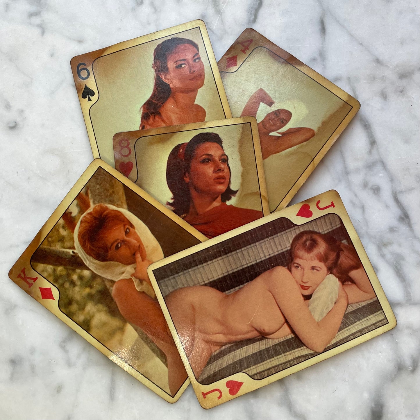 Vive Les Girls Vintage Nude Playing Cards