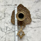 Vintage Brass Leaf Candleholder