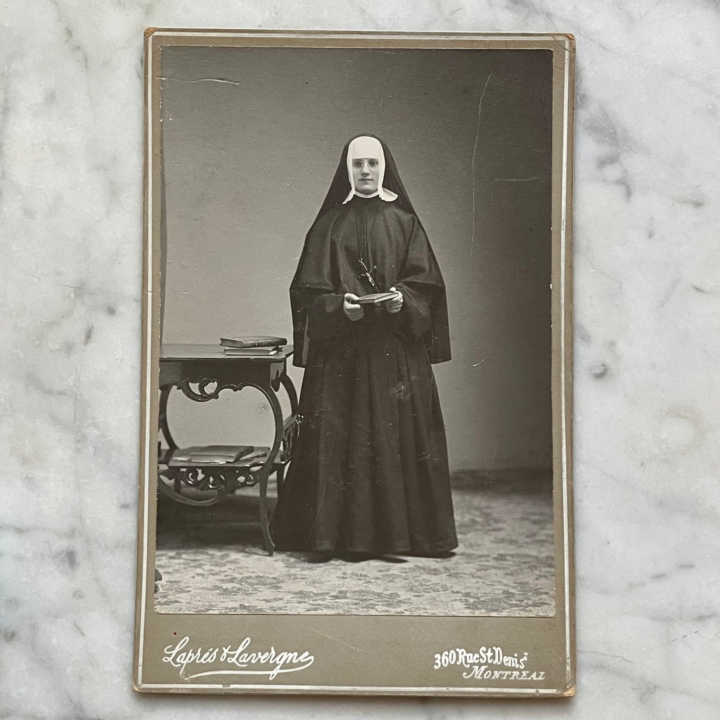 Antique Nun Portrait