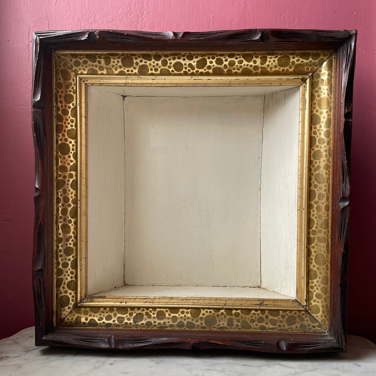 Victorian Shadow Box or Display Cabinet