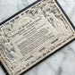Victorian Die Cut & Embossed Memorial