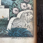 Victorian Memorial Print with Lock of Hair