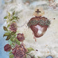Sacred Heart of Jesus & Mary Lithograph on Tin