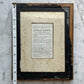 Antique Memorial for Widow with Lock of Hair