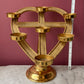 Vintage Heart Shaped Church Candelabra