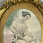 Victorian Girl in Miniature Frame