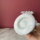 Antique Milk Glass Hand Vases