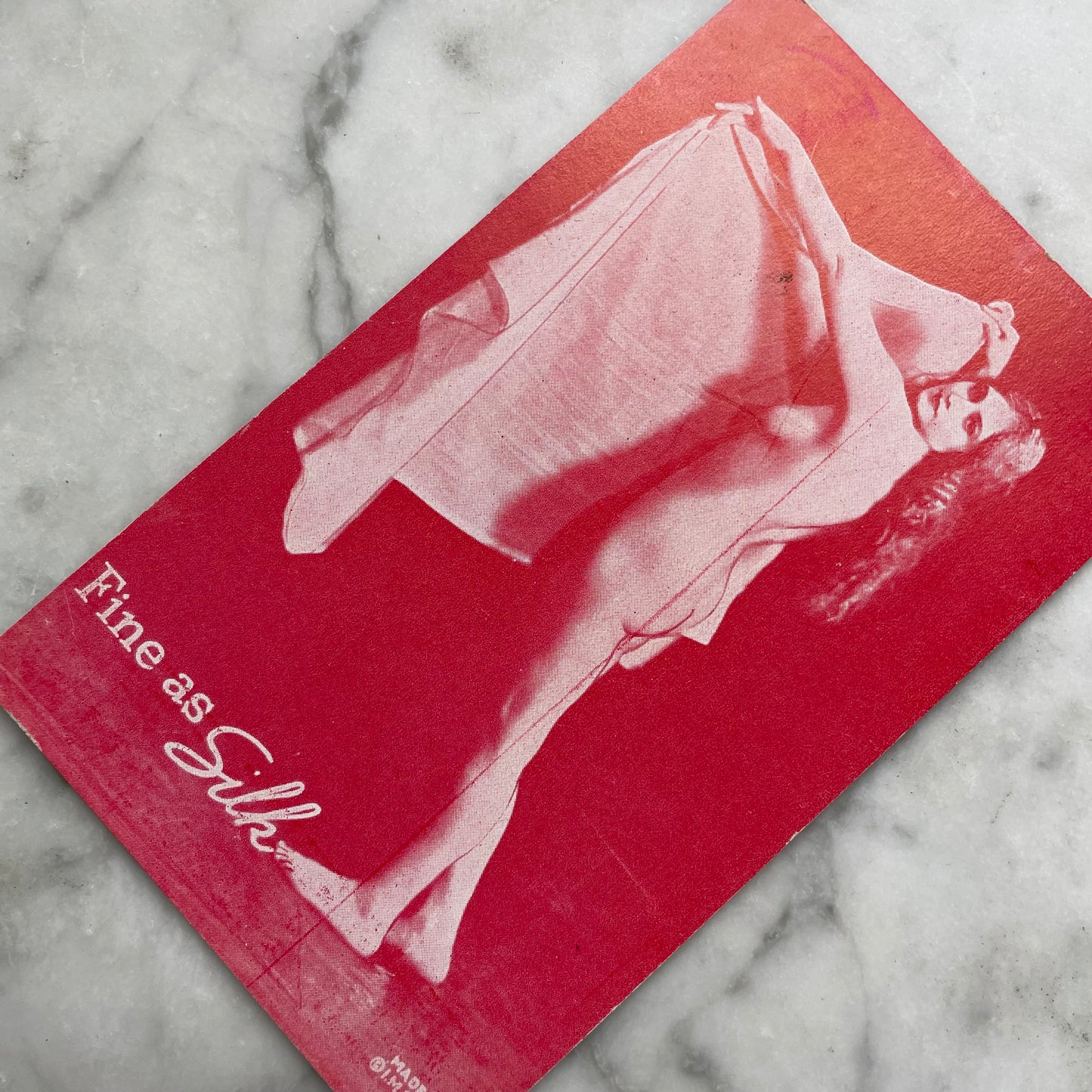 Vintage 1930s Pinup Girl Card