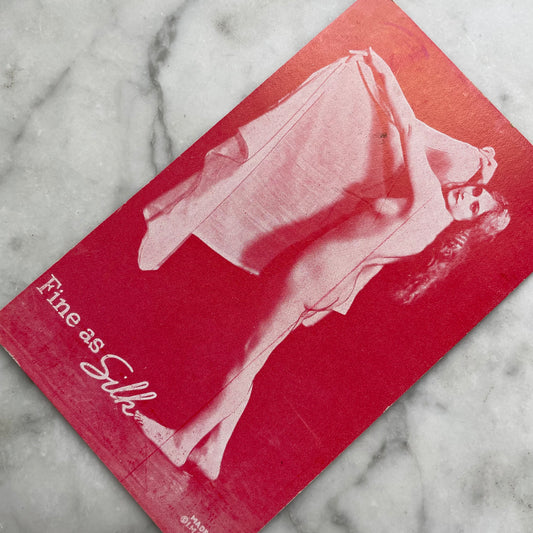 Vintage 1930s Pinup Girl Card