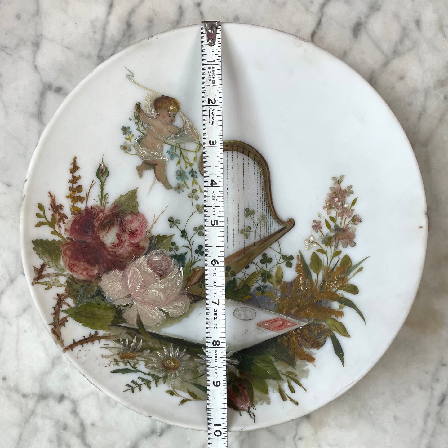 Victorian Hand Painted Floral Plate