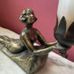 Art Deco Figural Lamp from Chandler