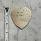 Heart Shaped Snapshot of Two Men | Gay Interest Vintage Photo