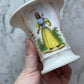Antique Sacred Heart & Saint Vases