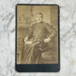 Antique Cabinet Card Photo of a Priest