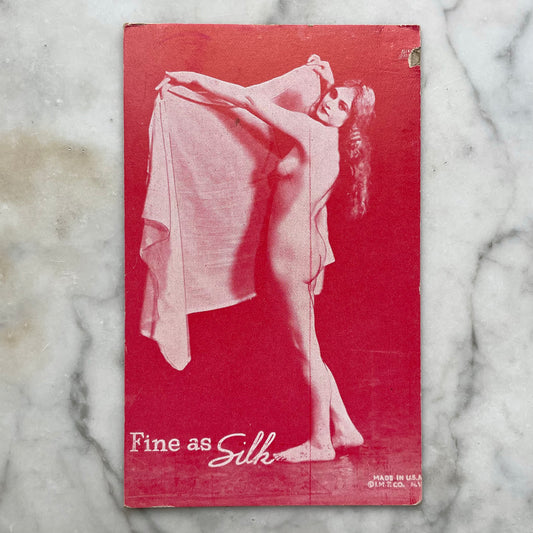 Vintage 1930s Pinup Girl Card
