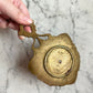 Vintage Brass Leaf Candleholder