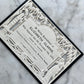 Victorian Die Cut & Embossed Memorial