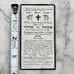 Antique Mourning Card with Angel, 1920