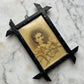 Victorian Miniature Frame with Photo & Edelweiss