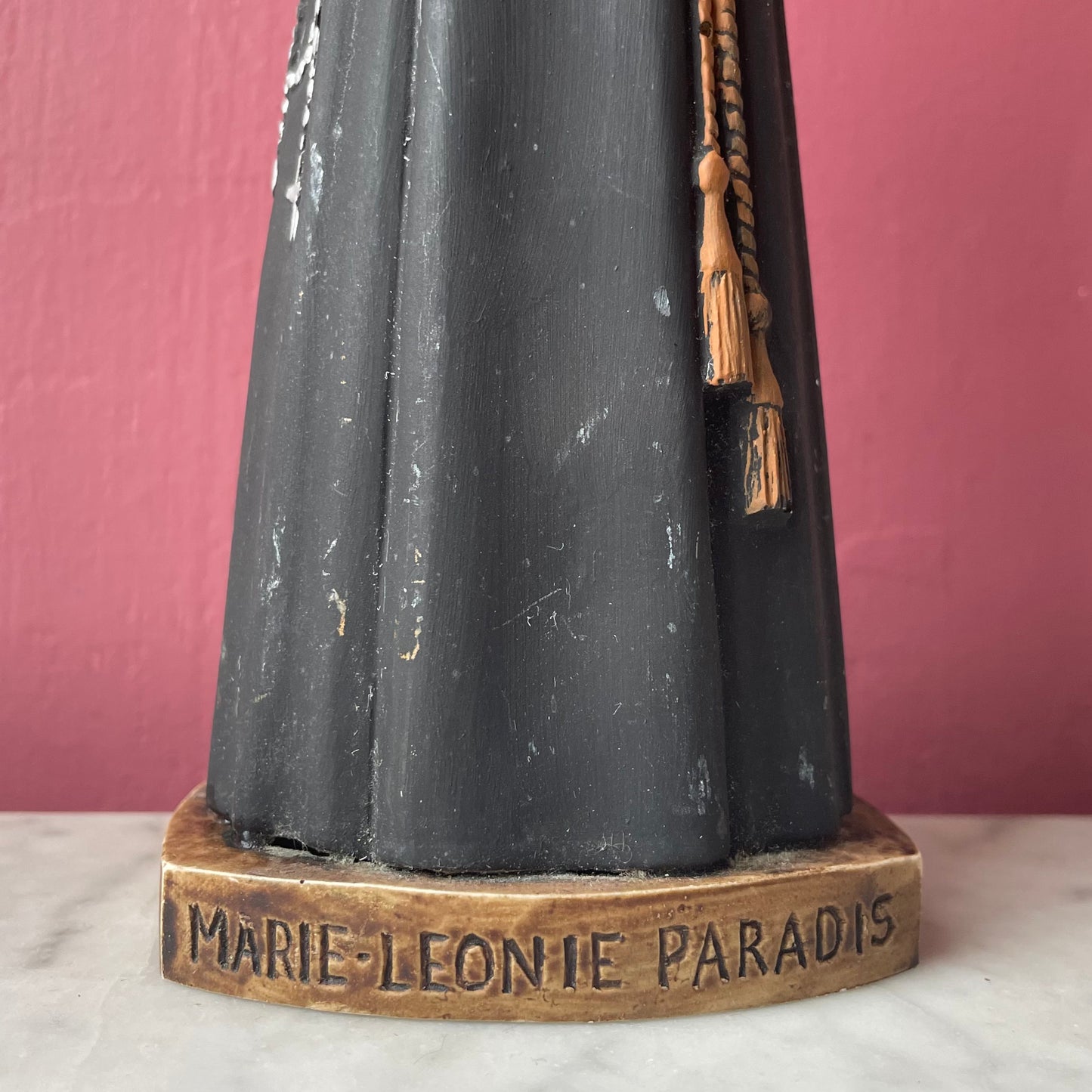 Vintage Chalkware Nun Figure
