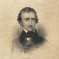 Antique Edgar Allan Poe Framed Engraving