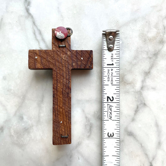 Antique Mother of Pearl Crucifix - Old Orchard Beach Souvenir