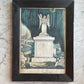 Victorian Memorial Print with Lock of Hair