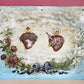 Sacred Heart of Jesus & Mary Lithograph on Tin