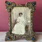 Antique Pet Portrait in Original Frame