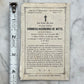 Antique Mourning Card, 1869
