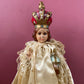 Vintage Infant of Prague Chalkware Statue
